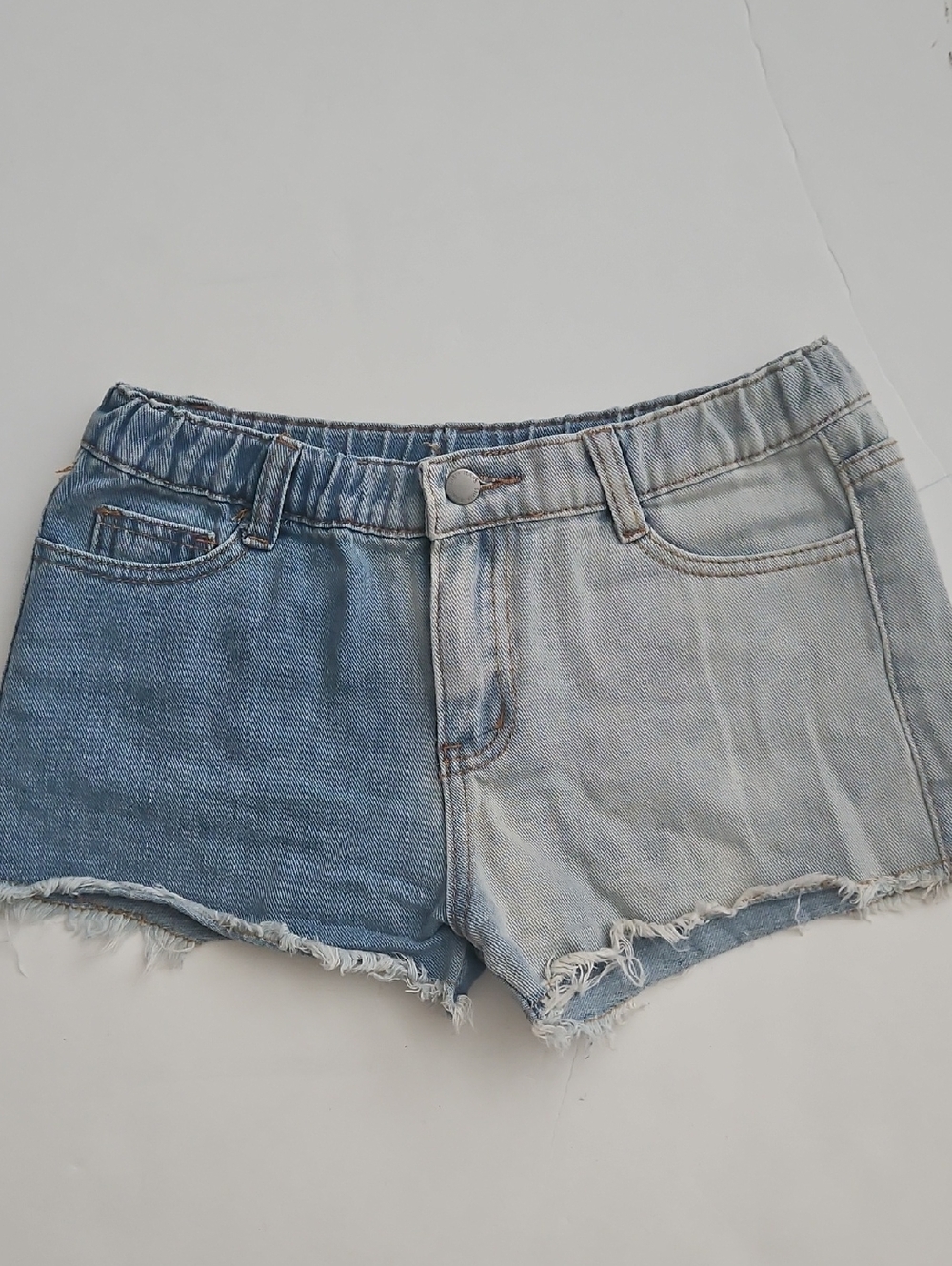 Shein girls 2 tone jean shorts